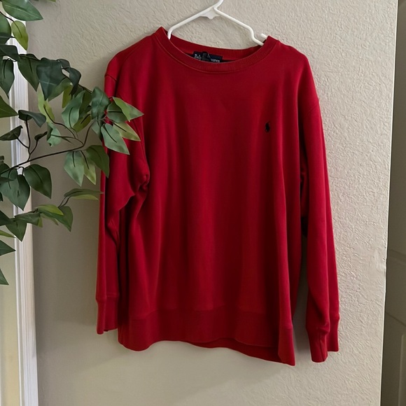 Men’s red sweatshirt - Picture 1 of 2